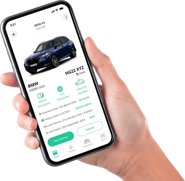 AutoChain Mobile App in Hand